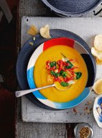 Sweet potato and coconut soup | Jamie magazine recipes image