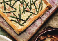 Asparagus-Ricotta Tart with Comté Cheese Recipe | Bon Appétit image