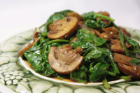 SPINACH AND MUSHROOM DISHES RECIPES