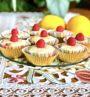 Raspberry-Lemon Cupcakes Recipe | Allrecipes image