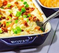 Delicious Baked Cheese Dip Recipe for Game Day or Anytime image