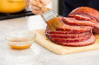 Best Baked Ham With Brown Sugar Glaze Recipe - How to Make ... image