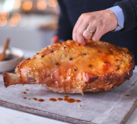 Baked glazed ham recipe | BBC Good Food image