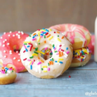 Gluten-Free Vanilla Cake Donuts - Easy Gluten Free Donuts! image