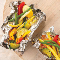 Grilled Vegetables in Foil Packets Recipe | MyRecipes image