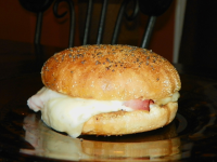 Hot & Melty Oven Baked Ham & Swiss Sandwiches Recipe ... image