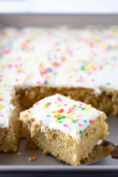 Easy Gluten-Free Vanilla Sheet Cake Recipe image