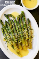 Asparagus With Lemon Butter Sauce Recipe | Easy Asparagus ... image