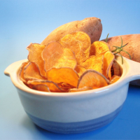 Cinnamon Sweet Potato Chips Recipe | Allrecipes image