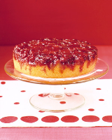 Cranberry Upside-Down Cake Recipe | Martha Stewart image