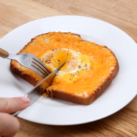 Cheesy Egg Toast Perfect For Breakfast Recipe by Tasty image