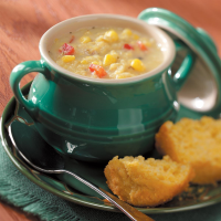Simple Corn Chowder Recipe: How to Make It - Taste of Home image