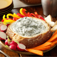HOT SPINACH DIP IN BREAD BOWL RECIPES