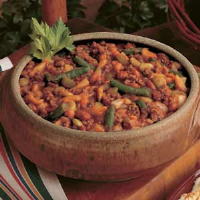 BBQ BAKED BEANS WITH MEAT RECIPES