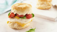 Tomato Breakfast Biscuit Sandwiches Recipe - Pillsbury.com image