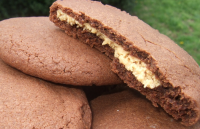 PEANUT BUTTER FILLED CHOCOLATE COOKIES RECIPES