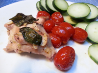 Baked Chicken With Tomatoes, Garlic and Basil Recipe ... image