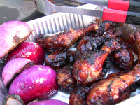 Grilled BBQ Chicken Legs Recipe - Food.com image