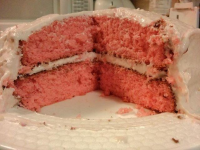 Strawberry Cake With Strawberry Cream Cheese Frosting ... image