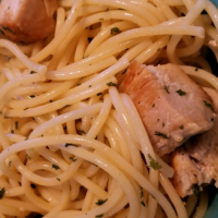 Angel Hair Pasta with Lemon and Chicken (Lighter) Recipe ... image