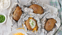 HOW DO YOU MAKE BAKED POTATOES ON THE GRILL RECIPES