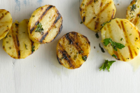Grilled Herb Potatoes Recipe | Epicurious image