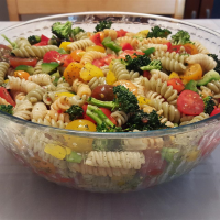 PASTA SALAD WITH CHEESE CUBES AND ITALIAN DRESSING RECIPES