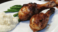 How to Grill Chicken Legs | Chicken Recipes | No Recipe ... image
