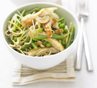 Lemon chicken with spring veg noodles recipe | BBC Good Food image