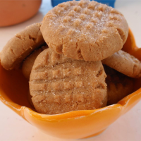 Three Ingredient Peanut Butter Cookies Recipe | Allrecipes image