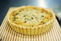 Deep Dish Quiche Recipe With Mushrooms and Chives image