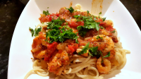 Shrimp Spaghetti with Tomato Sauce Recipe | Allrecipes image
