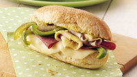 Hoagie Sandwiches on the Grill Recipe - BettyCrocker.com image