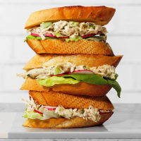 Toasted Chicken Salad Sandwiches Recipe: How to Make It image