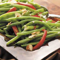 Green Beans with Red Pepper Recipe: How to Make It image