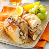 Cheesy Chicken Subs Recipe: How to Make It image