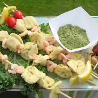 Shrimp and Tortellini Skewers Recipe | Allrecipes image