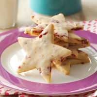 Cranberry Shortbread Stars Recipe: How to Make It image