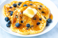 Our Favorite Blueberry Pancakes - Inspired Taste image