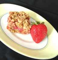 Strawberry Rhubarb Crumb Bars Recipe | Allrecipes image