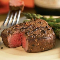 Filet Mignon with Garlic butter (with sauteed mushrooms ... image