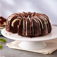 Chocolate Cream Filled Cake Recipe - Land O'Lakes image