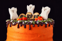 Best Halloween Cake Recipe - How To Make Halloween Layer Cake image