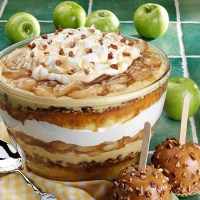 Colossal Caramel Apple Trifle Recipe: How to Make It - Taste of Home: Find Recipes, Appetizers, Desserts, Holiday Recipes & Healthy Cooking Tips image