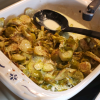 Creamy Parmesan Brussels Sprouts Recipe | Allrecipes image