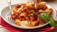 Tomato-Basil Pasta with Fresh Mozzarella Recipe ... image