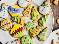 ROLLED CHRISTMAS BUTTER COOKIES RECIPES