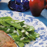 Pea Pods with Onion Recipe: How to Make It - Taste of Home image