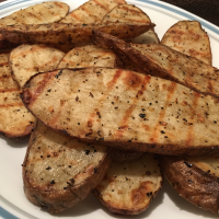 SLICED POTATOES ON THE GRILL WITHOUT FOIL RECIPES