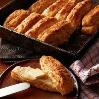 Cheddar Pan Biscuits Recipe - Land O'Lakes image